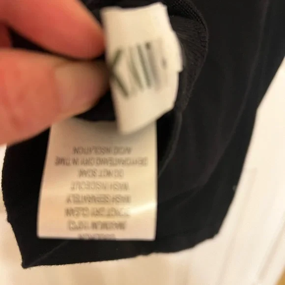 Oxknit Black Lightning Bolt Pencil Skirt, Size Small - Picture 8 of 8